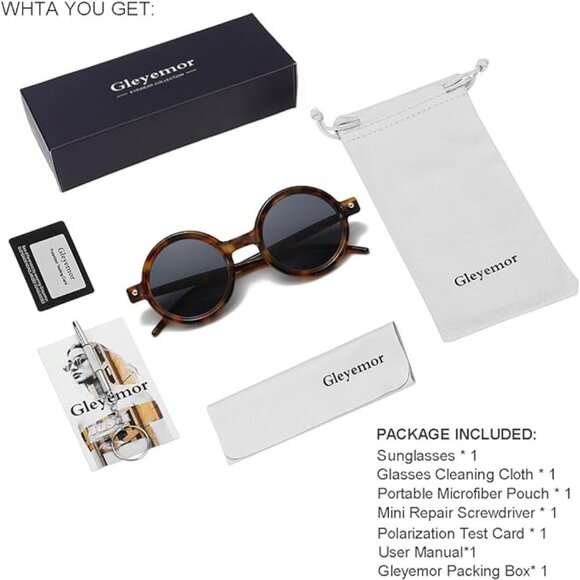 Polarized women's round sunglasses - Picture 5 of 5